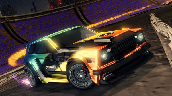 A Rocket League car design from Letsgo12