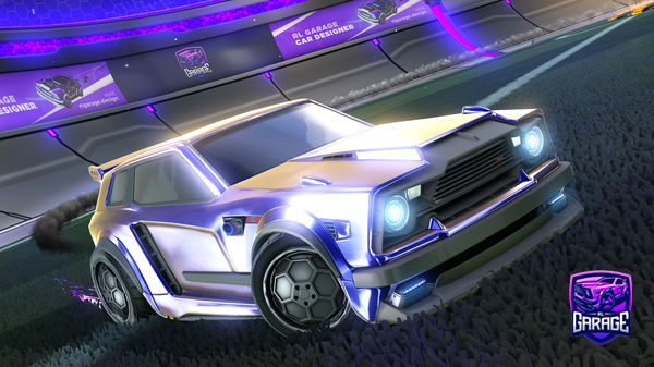 A Rocket League car design from Waffled