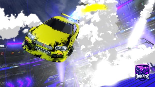A Rocket League car design from amazifens123
