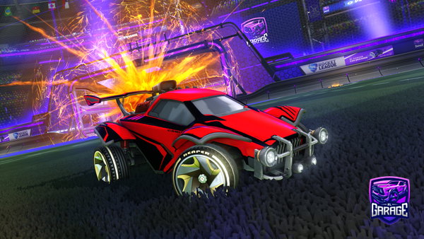 A Rocket League car design from bendrrr