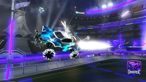 A Rocket League car design from PackTheWeed