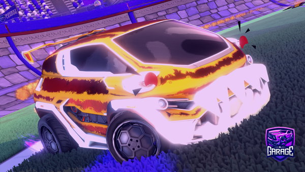 A Rocket League car design from Dash9999