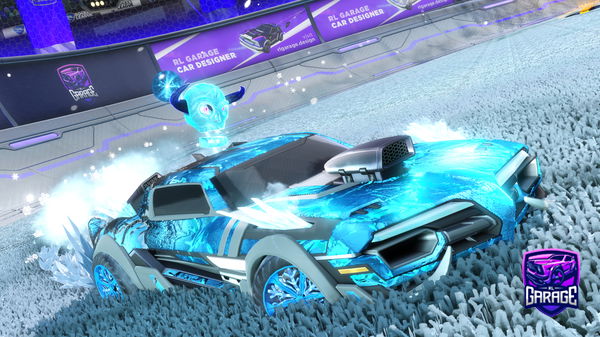 A Rocket League car design from crackialv1