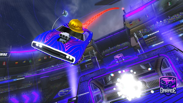 A Rocket League car design from coryza