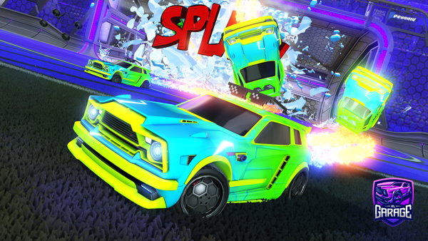 A Rocket League car design from Blinking_Eyes199