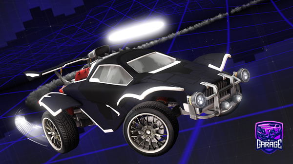 A Rocket League car design from poobum