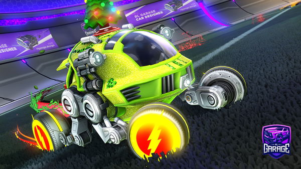 A Rocket League car design from leonprimer