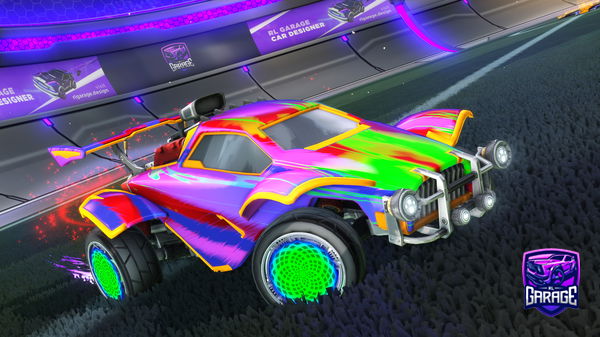 A Rocket League car design from Gurrrrrra07