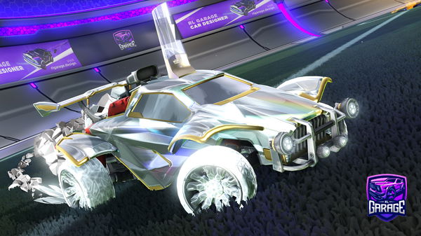 A Rocket League car design from Zachatacka