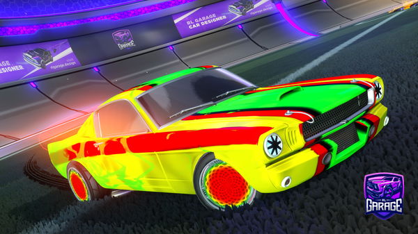 A Rocket League car design from CoolFox