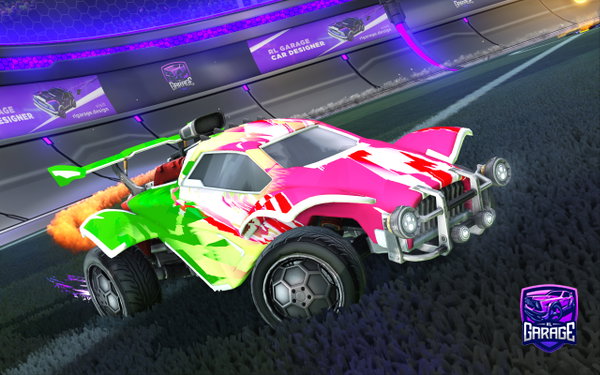 A Rocket League car design from Scrubsterier