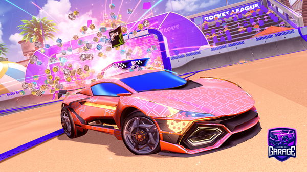 A Rocket League car design from OhmyThe