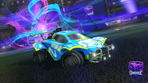 A Rocket League car design from scalambo
