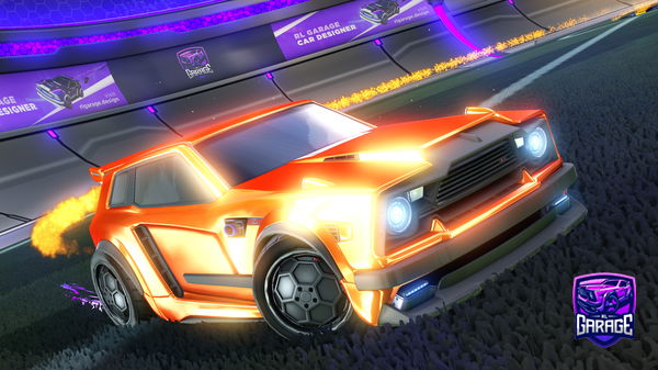 A Rocket League car design from namemane143