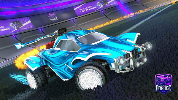 A Rocket League car design from MOZA_the_legend