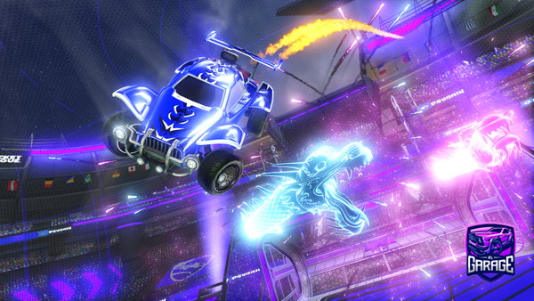 A Rocket League car design from Mxdnxght
