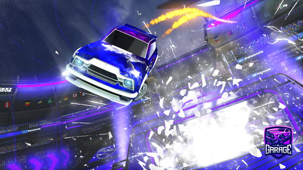 A Rocket League car design from BAZOOKA133