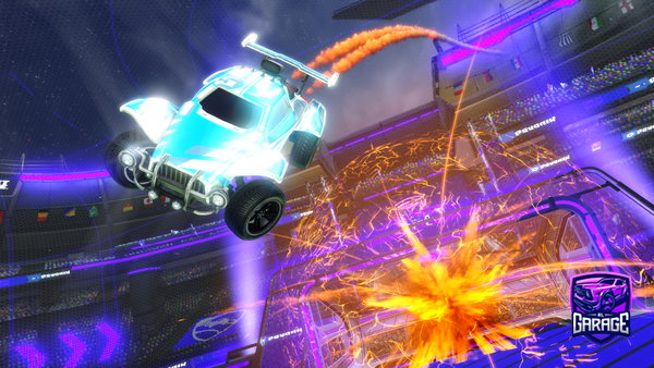 A Rocket League car design from synx1234