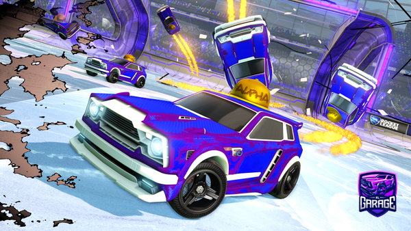 A Rocket League car design from BAZOOKA133