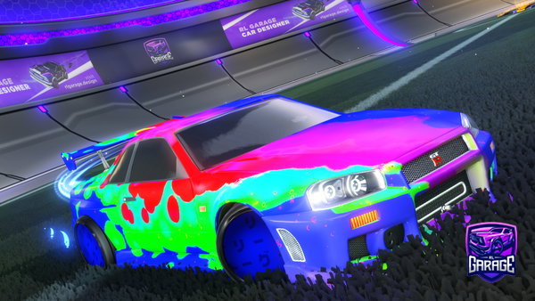 A Rocket League car design from TWITCH_NXTY1__