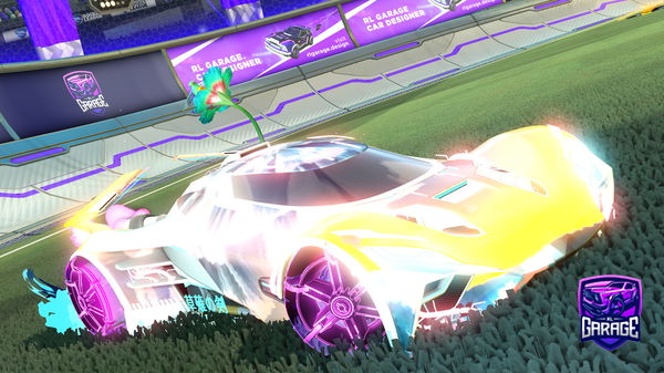 A Rocket League car design from G2186
