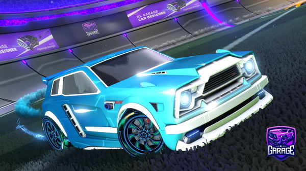 A Rocket League car design from Again_osk