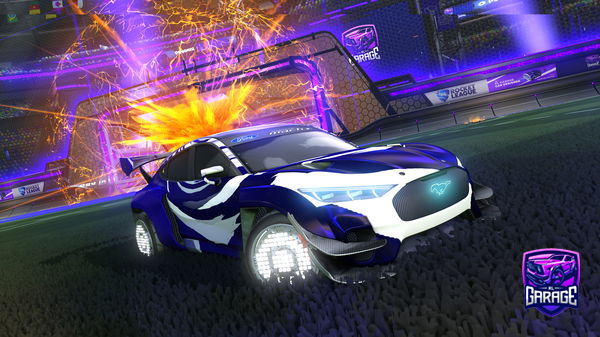 A Rocket League car design from Purifyxo