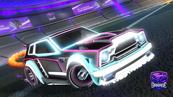 A Rocket League car design from Coskye