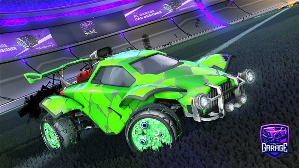 A Rocket League car design from At0123456789