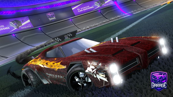 A Rocket League car design from TheForestGreenDino