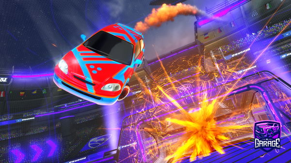 A Rocket League car design from alfiewest91