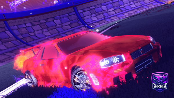 A Rocket League car design from Bul3wd