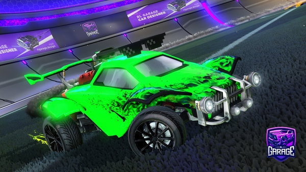 A Rocket League car design from Dexinot