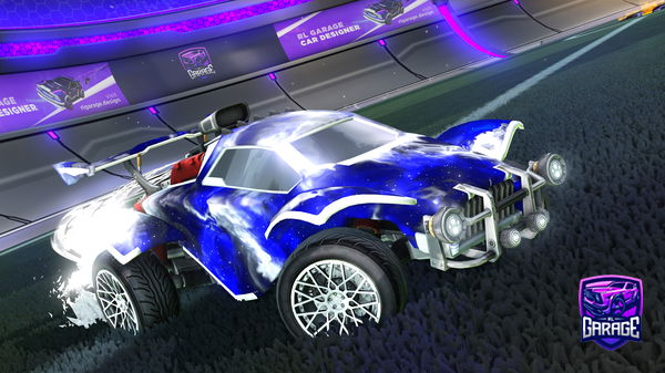 A Rocket League car design from Tomonps