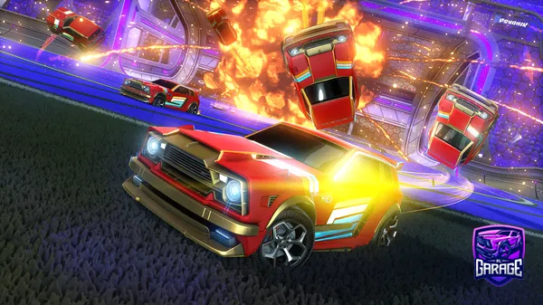 A Rocket League car design from JagDrakon