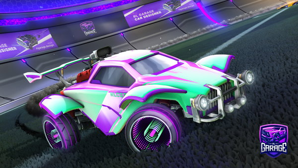 A Rocket League car design from MayTea