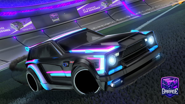 A Rocket League car design from _Bankish