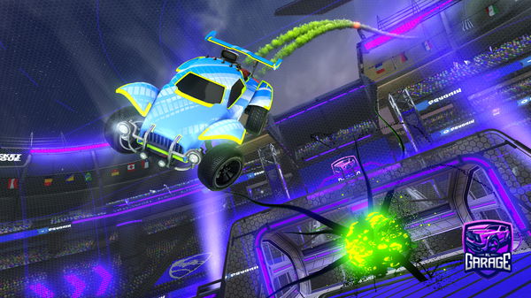 A Rocket League car design from PoggyPaulinylol