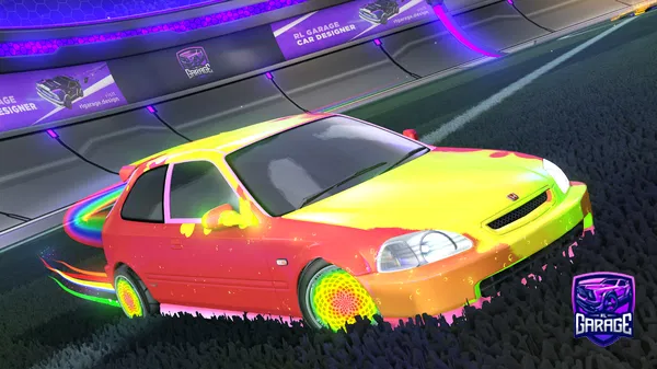 A Rocket League car design from -Goose-