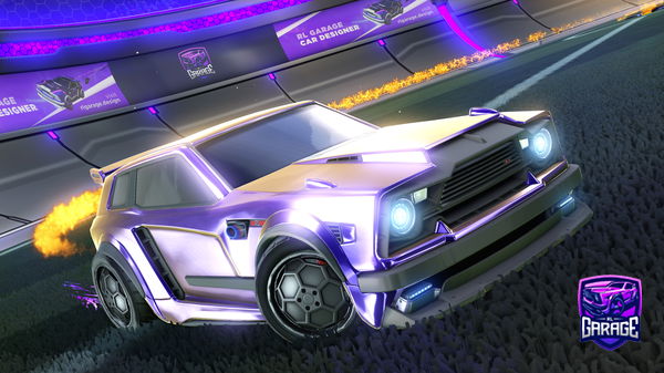 A Rocket League car design from Verrkami