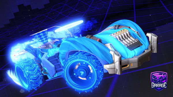 A Rocket League car design from LeKriliq