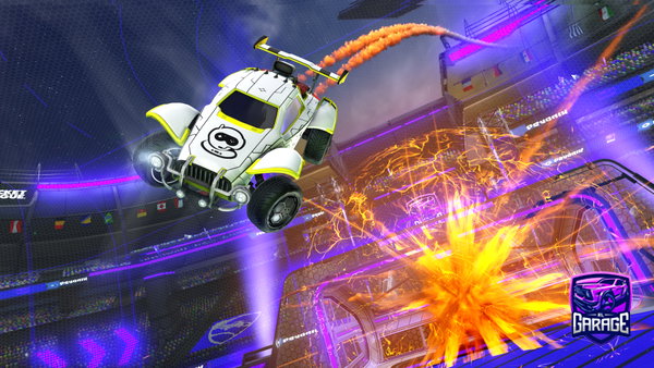 A Rocket League car design from CoveredArcher