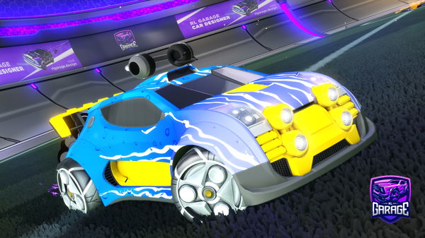 A Rocket League car design from firey727ercru