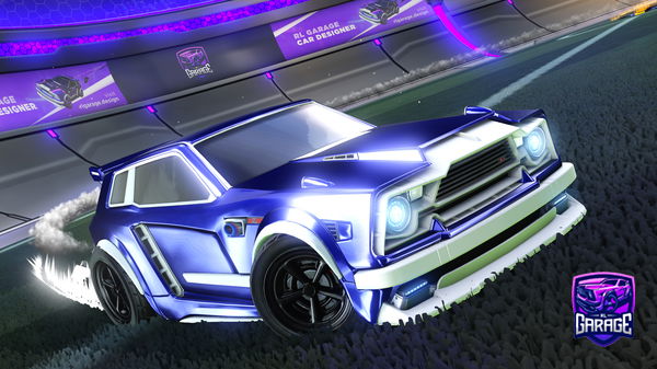 A Rocket League car design from intSyne