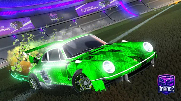 A Rocket League car design from GoBlitzy