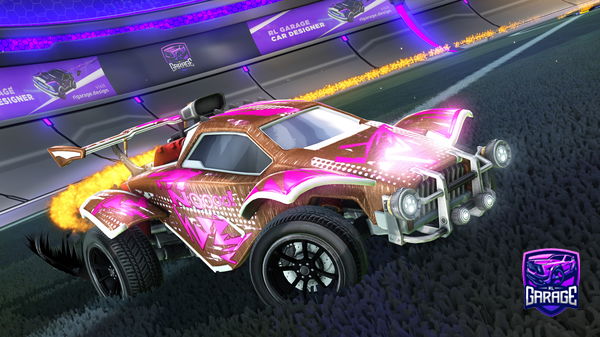 A Rocket League car design from Road_to_black_standard