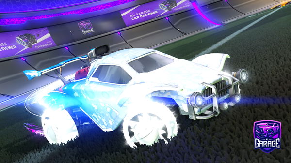 A Rocket League car design from Mrcrema