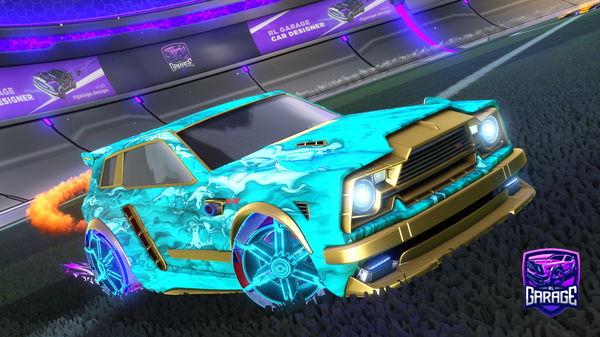 A Rocket League car design from pereiraPT2002
