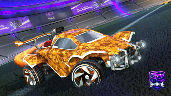 A Rocket League car design from Boostes