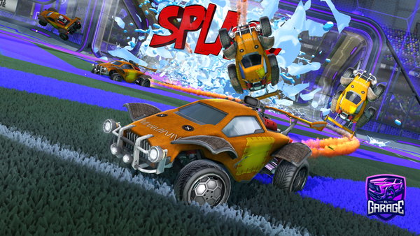 A Rocket League car design from Werty344